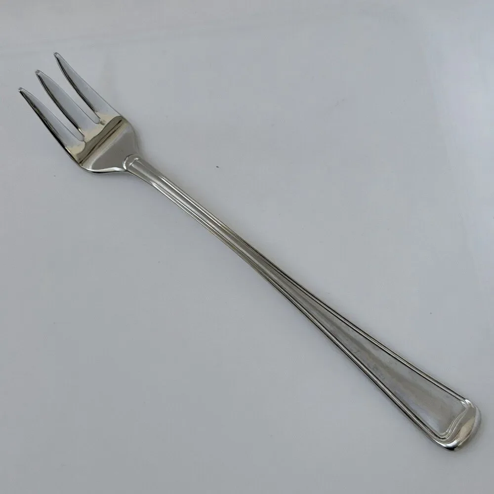 4pc GORHAM Monet Frosted Stainless Cocktail/Seafood Forks 5 1/2” Glossy 18/8